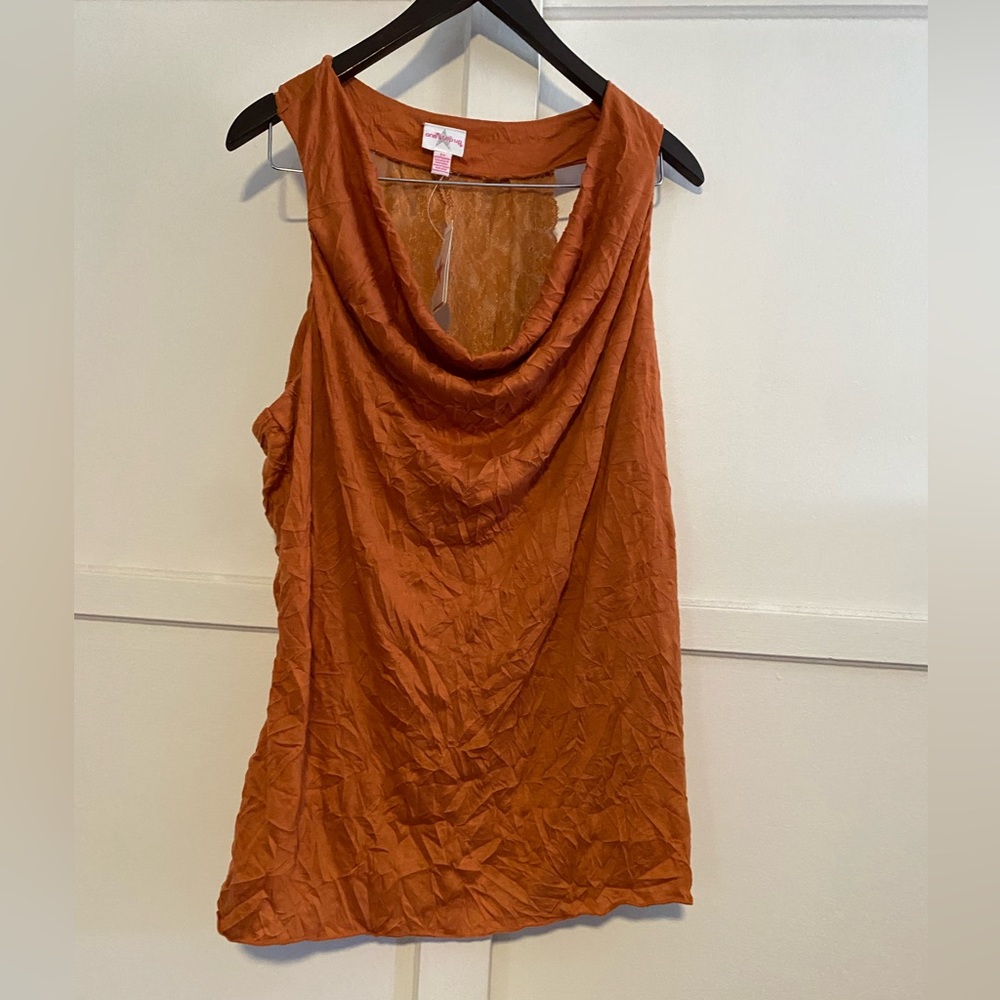 New Rust color tank top